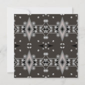 ステラパフォーマンスモダン抽象芸術アートデザイン ノートカード (正面)