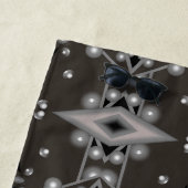 ステラパフォーマンスモダン抽象芸術アートデザイン ビーチタオル (インサイチュ)