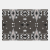 ステラパフォーマンスモダン抽象芸術アートデザイン ラッピングペーパーシート (正面3)