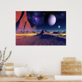 ステラビスタ – 宇宙アートポスター ポスター (キッチン)