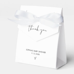 ステラモダンミニマリスト赤ちゃんシャワー フェイバーボックス