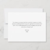 ステラモダンミニマルサンキューカード 招待状 (裏面)