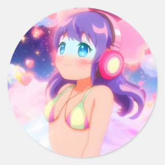 ステラルグルーブあゆみラウンドステッカー#03 ラウンドシール