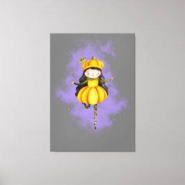 ステラルナートカボンプキンハロウィンカワイガール キャンバスプリント