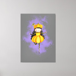 ステラルナートカボンプキンハロウィンカワイガール キャンバスプリント