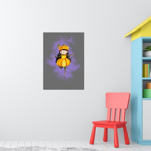 ステラルナートカボンプキンハロウィンカワイガール ポスター (子ども部屋1)