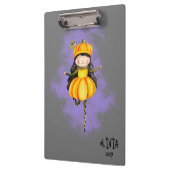 ステラルナートカワイガールハロウィーンパンプキン クリップボード (左)
