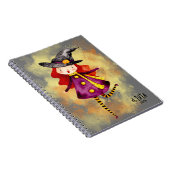 ステラルナートハロウィーンウィッチキュートガール ノートブック (右側)