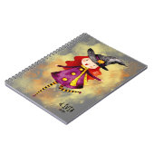 ステラルナートハロウィーンウィッチキュートガール ノートブック (左側)