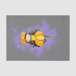 ステラルナートパンプキンハロウィーンかわいい女の子のポスター 薄葉紙