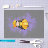 ステラルナートパンプキンハロウィーンかわいい女の子のポスター 薄葉紙 (クラフト)