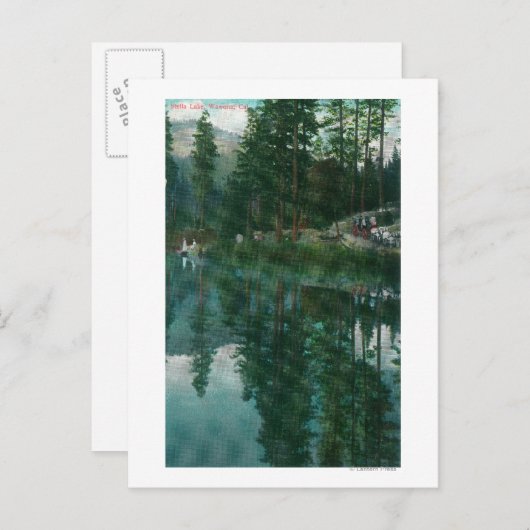 ステラレイクワウォンナのビュー(カリフォルニア州) ポストカード (正面/裏面)