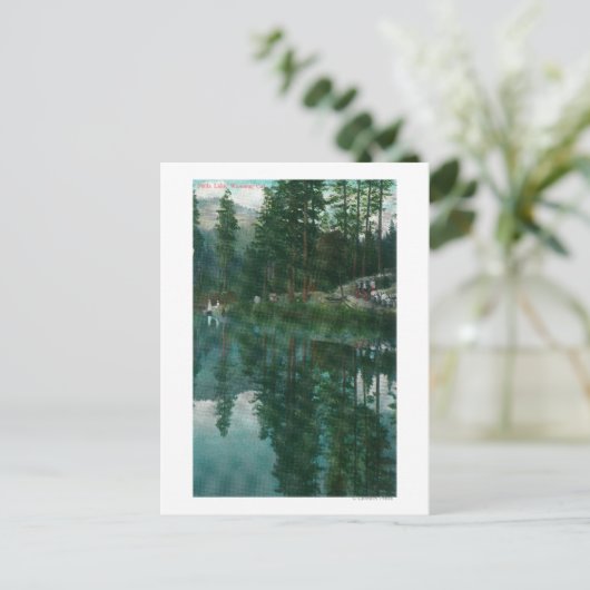 ステラレイクワウォンナのビュー(カリフォルニア州) ポストカード (スタンド正面)