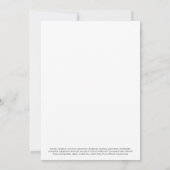 ステラワードスクランブルブライダルシャワーゲームカード 招待状 (裏面)