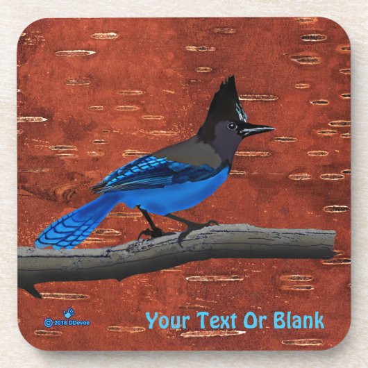 ステラーズジェイオンインナー樺の木樹皮 コースター (正面)