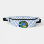 ステラーズジェイ絵を描ズオリジナルワイルドバードアート ファニーパック (正面)