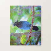 ステラーズジェイ絵画ズ – Bird Artオリジナル ジグソーパズル (縦)