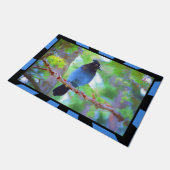 ステラーズジェイ絵画ズ – Bird Artオリジナル ドアマット (アングル)