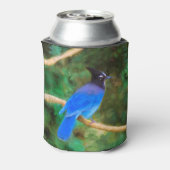 ステラーズジェイ絵画ズ – Bird Artオリジナル 缶クーラー (缶裏面)