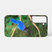 ステラーズジェイ絵画ズ – Bird Artオリジナル Samsung Galaxyケース (裏面横)