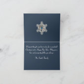 ステラーズ・ジェイのクリスマス　折りたたみ式ホリデーカード シーズンカード (内部)