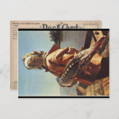 ステラートスタージオン&ガールアンティークはがき ポストカード (正面/裏面)