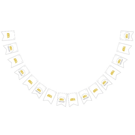 ステラ姉妹のバンティングフラッグ(片側) バンティングフラッグ (全)