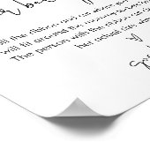 ステラ彼女の腹の赤ちゃんシャワーのゲームの大きさ ポスター (角)