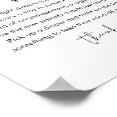 ステラ深夜おむつ赤ちゃんシャワーサイン ポスター (角)