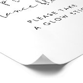 ステラ結婚のグロースティック記号 ポスター (角)