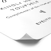 ステラ結婚のレディースバスケットグッズの看板 ポスター (角)