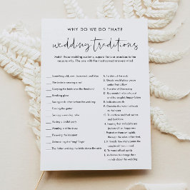 ステラ結婚の伝統ブライダルシャワーゲーム 招待状