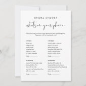 ステラ あなたの携帯電話に何が アプリ 結婚式 ゲーム カード (正面)