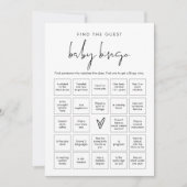 ステラ ゲスト ベイビー ビンゴ ゲーム カード を 見つける (正面)