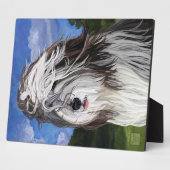 ステラ・ザ・イングリッシュ・シープ・ドッグ フォトプラーク (側面)