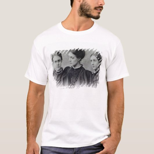 ステラ、ヴァネサおよびヴァージニアスティーブン、c.1896 tシャツ (正面)