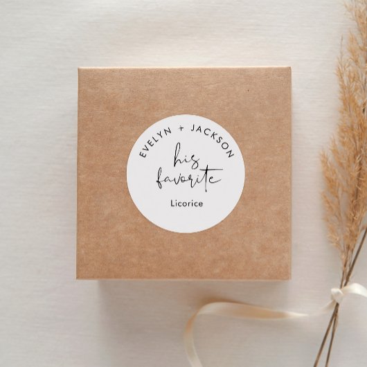 ステラ 彼の好きなおやつ お気に入り 1.5" (20枚セット) ラウンドシール