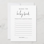 ステラ 赤ちゃんの離乳食当てゲーム カード (正面)