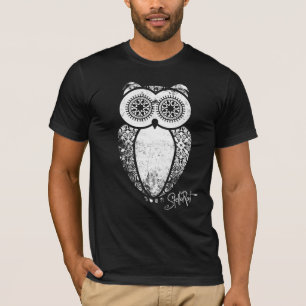 ステラHootieのワイシャツの白いグランジ Tシャツ