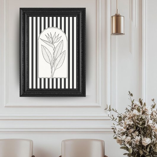 ステリエレガントツィア花植物学 ポスター