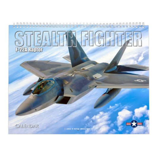 ステルスファイター – F-22Aラプター カレンダー (カバー)