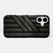 ステルスブラック iPhone 16ケース (裏面横)