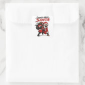 ステルスモード サンタ ニンジャ クリスマス グラフィック スクエアシール (バッグ)