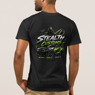 ステルス・カスタム ビニールラップ ウィンドウ・タント グラフィック Tシャツ