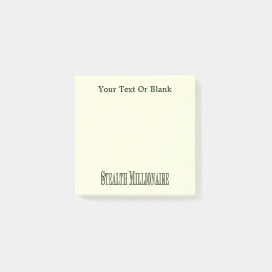 ステルス・ミリオネア ポストイット (正面)