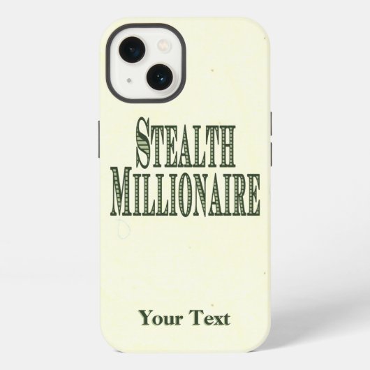 ステルス・ミリオネア Case-Mate iPhoneケース iPhone 13ケース (裏面)