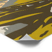 ステルヴィオナショナルパークイタリアセントラルアルプスヴィンテージ ポスター (角)