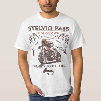 ステルヴィオ峠バイクTシャツ | イタリア アルプス Tシャツ