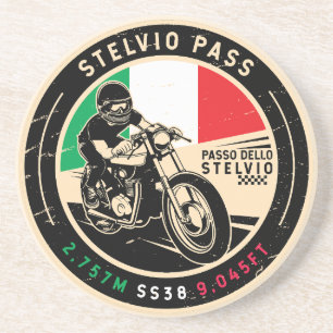 ステルヴィオ峠 Passo Dello Stelvio オートバイ コースター