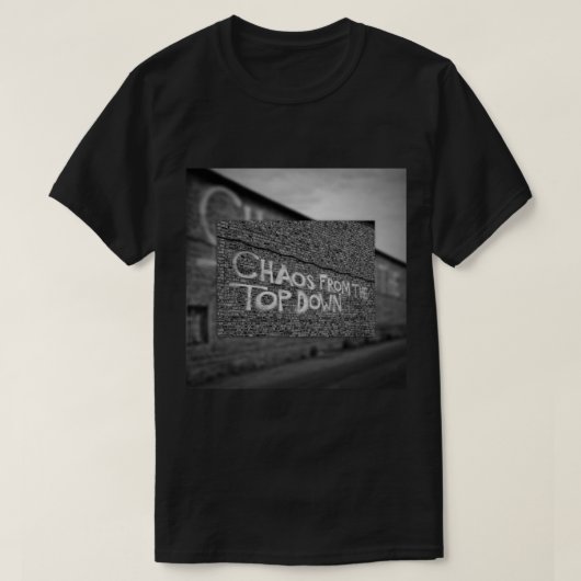 ステレオのカオス(トップダウン) Tシャツ (デザイン正面)